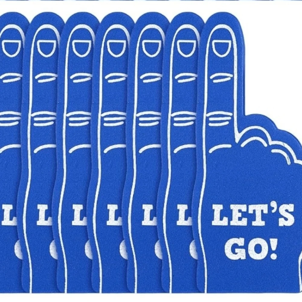(20) Blue Foam‎ Finger We're #1